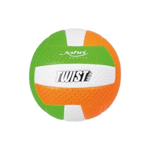 Picture of TWIST VOLLEYBALL SIZE 5 GREEN , ORANGE AND WHITE